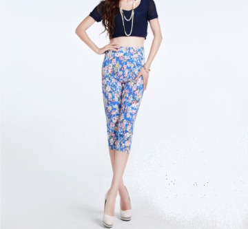 2016 Spring And Summer Casual Pencil Elastic High Waist Leggings For Female C9714