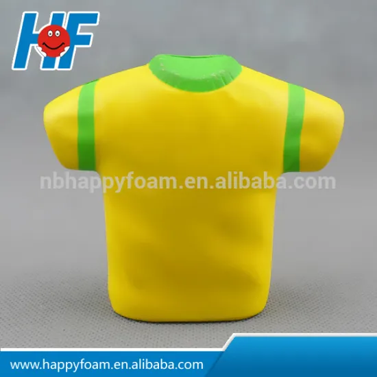 2015 Hot Sales Promotional Custom PU Foam T-shirt Stress Balls Wholesale for Stress Reliever