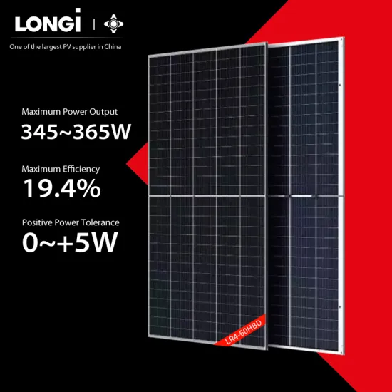 Longi Solar Panels: LR4-60HBD Models - Capacities from 345W to 365W