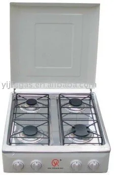 stainless steel gas cooker with cover (JK-004NM)