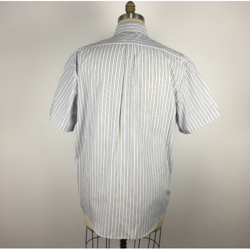 striped Office leisure slim fit cotton shirt