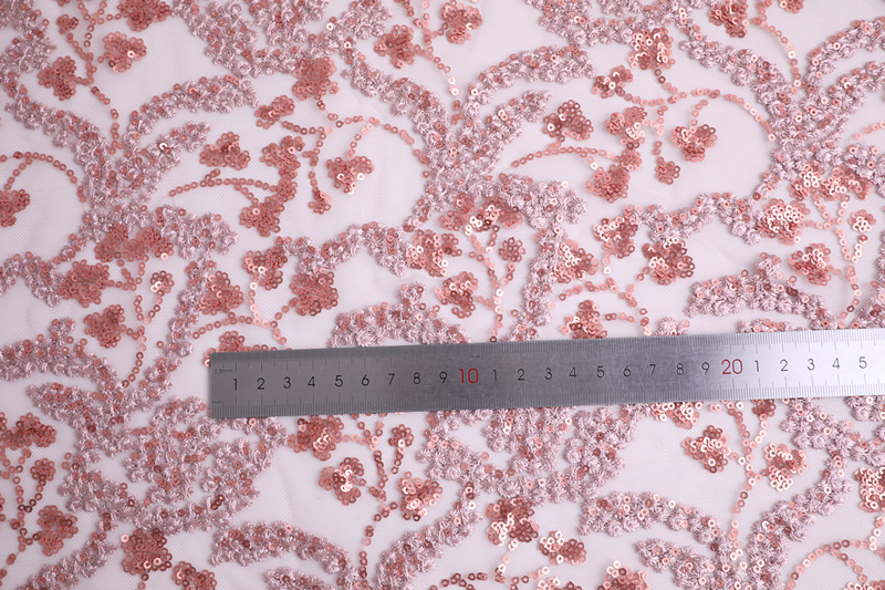 3mm Matt Sequin Embroidery Fabric