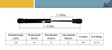 Customized gas lift struts for car OE 8177129221