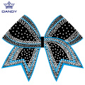 Rhinestones Custom Cheer Hair Bows