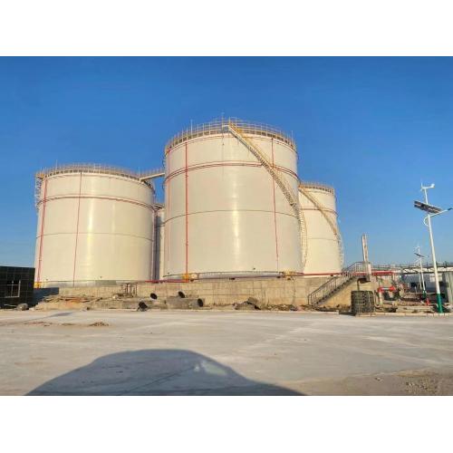 Large Storage Tanks Are Manufactured On Site