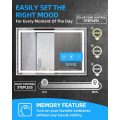 SALLY Furniture LED Waterproof Anti-Fog Rectangular Mirror