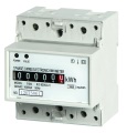 DIN Rail montage éénfasig twee draden elektronische kilowatt-uur Meter