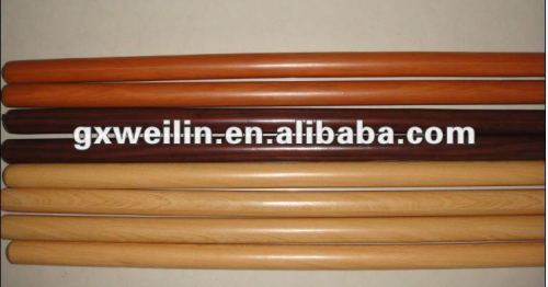 150*2.8 cm PVC coated wooden broom stick