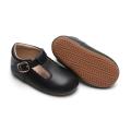 Black Infant Baby Girls And Boys Dress Shoes