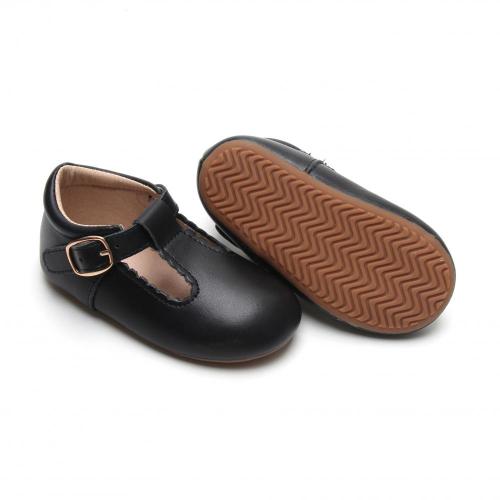 Kids Dress Shoes Black Infant Baby Girls And Boys Dress Shoes Manufactory