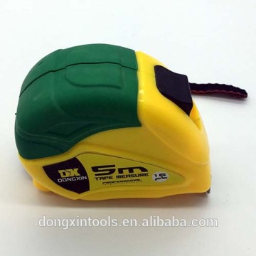 Two-color comfortable rubber and plastic steel measruing tape