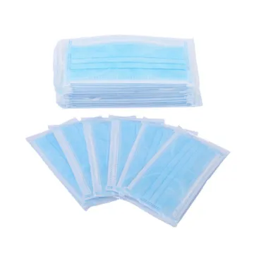 anti virus surgical mouth face mask 3ply disposable dust mask earloop
