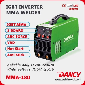 wide range of application MMA 180A VRD Welding Machine