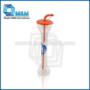 Plastic Slus Yard Plastic Cup With Cover