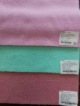 100% Polyester Knitted Fabric Fleece DTY Fabrics