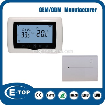 RF wireless room thermostat