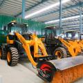 3.0ton mini roda loader hoflader radlader dengan 4 roda