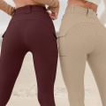 Summer Women Breeches Double Pockets Riding Pants Tights