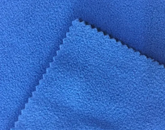 100% polyester dyed micro bonded polar fleece fabric