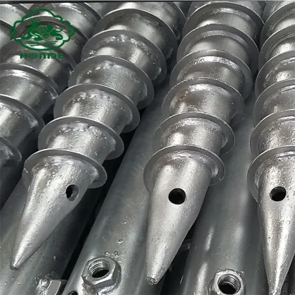 Galvanized Helical Screw Piles Systems