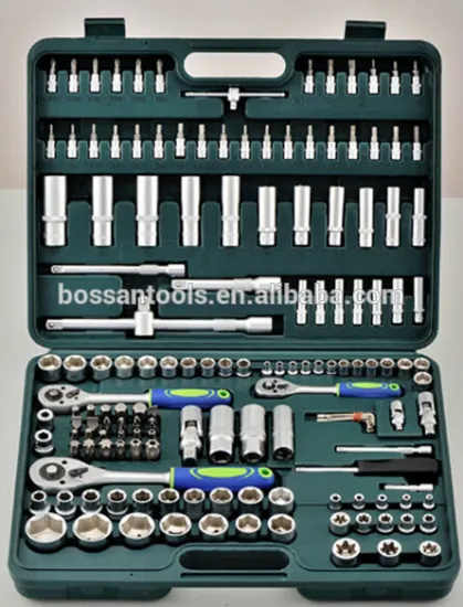 152 pcs 1/4,3/8,1/2 impact socket wrench set