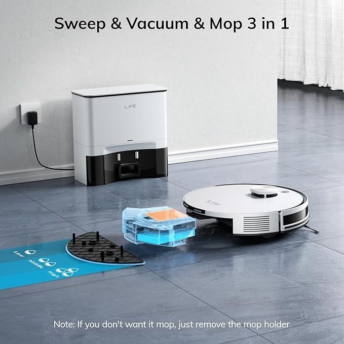 Smart Robot Vacuum and Mop for Home Cleaning