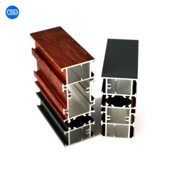 One-Stop Wooden Grain Aluminium Door Profile Service