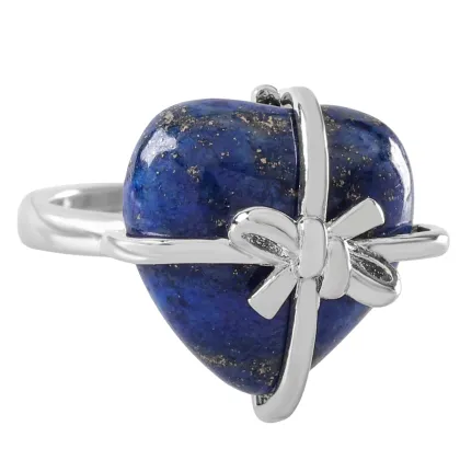 Wholesale Fashionable Lapis Lazuli Promise Rings for Women - Hot Sale Jewelry