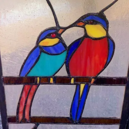 Wholesale Tiffany Style Stained Glass Christmas Decoration Pendants: Custom Handmade Crafts