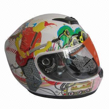 Helmet with Comfortable Interior and Double Visors