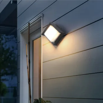Waterproof Black 6W COB LED Bulkhead Wall Outdoor Decorative Lamp for Home, Yard, and Garden