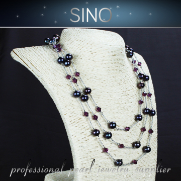 N0.5 wholesale jewelry 2015 fashion necklace pearl chinese pearl necklace freshwater pearl necklace