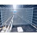 designed steel palisade fence with profile W/D section