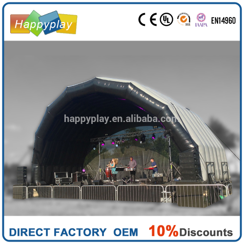 Easy folding inflatable stage cover inflatable stage cover tent