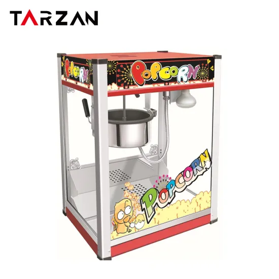 Guangzhou-made Commercial Electric Popcorn Machine with Stainless Steel Construction for Sweet Popcorn