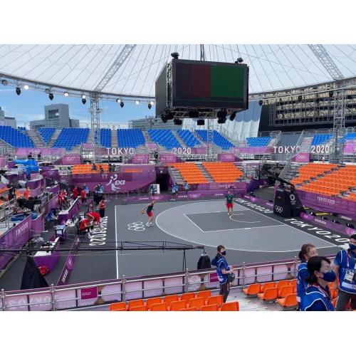 FIBA 3x3 gecertificeerde binnen- en buitenbasketbalsportvloeren vloeren
