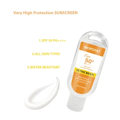 MOPOYAT Facial Sunscreen SPF 50 - Whitening Sun Protection with Custom Logo