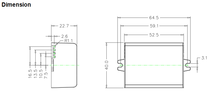 Square 10W TINY DALI Led Driver