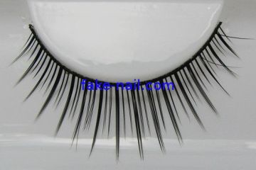 100% Hand Made Natural False Eyelashes , Fabric Material Artificial Eyelash