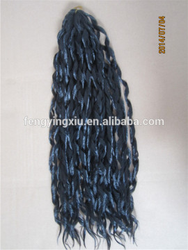 2014 beauty fashion cheap synthetic curl hair extension red color