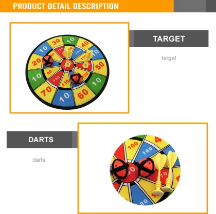 Interesting target game toy velcro dart game