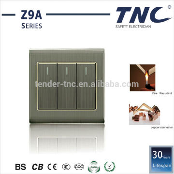 Wiredrawing 3 gang Wall electric switch