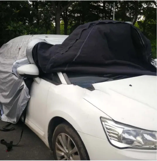 Silver Car Cover Car Decoration Anti-UV Water-Proof