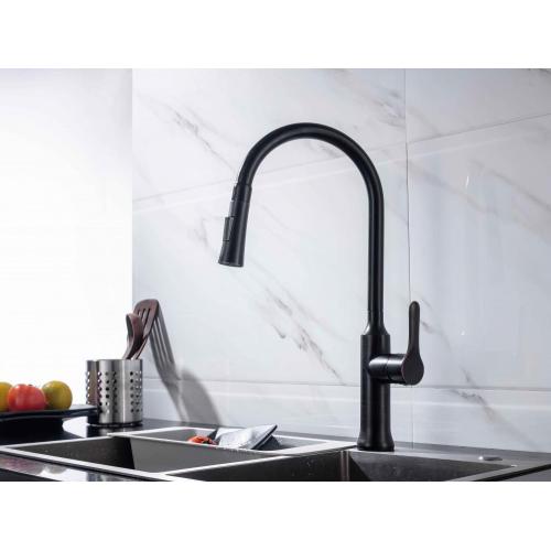 Brass Pull Down ORB Kitchen Mixer Faucets