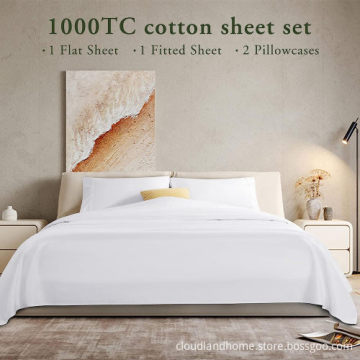 Cloudland Cotton Bed Sheets 300TC Fitted Sheet
