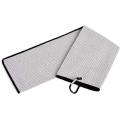 Serviette de nettoyage de golf personnalisable serviette de grille en microfibre