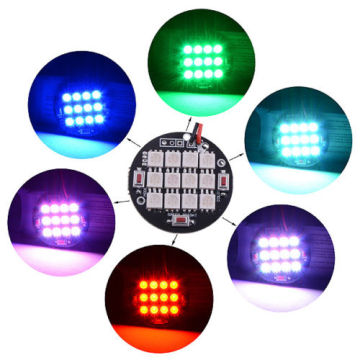 12 LED Color Changing Multi Axis Night Lights for RC Aircraft Quadcopter Helicopter Light