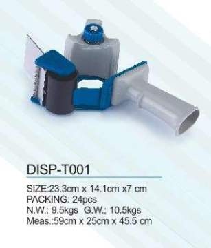 Dispenser for cutting adhesive tape