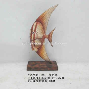metal fish for table top decor