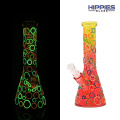 Transparent gradient glass Beaker Bong